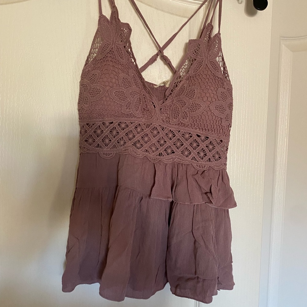 Beautiful La Miel flowy, Lacey top. Brand new never worn.